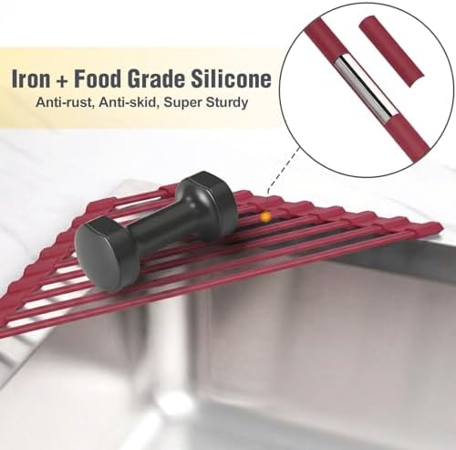 Tomorotec Roll Up Dish Drying Rack - Image 3