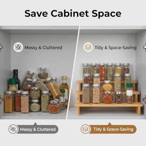 JinDoWin 2 Pack Spice Rack Organizer - Image 5