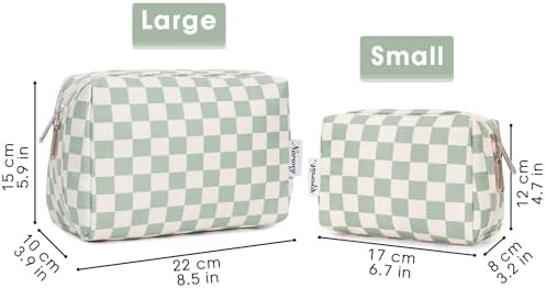 Narwey Makeup Bag Travel Toiletry Bag, Cosmetic Bag - Image 6