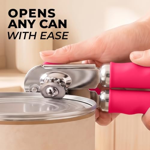 Zulay Kitchen Stainless Steel Swing Open Manual Can Opener Comfortable Grip - Image 2