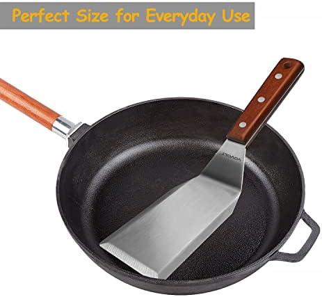 Professional Metal Spatula for Cast Iron Skillets and Flat Top Grills, Full - Image 6