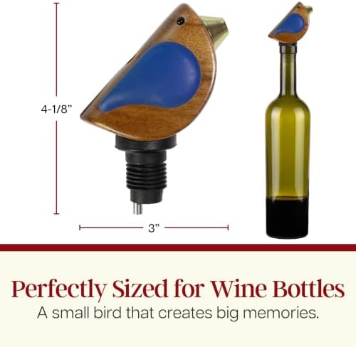 Songbird Specialties Singing Bird Wine Bottle Pourer - Image 6