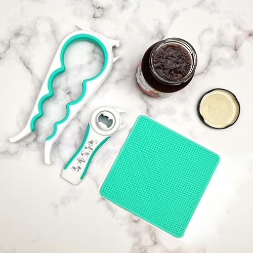 Jar Opener for Weak Hands, 5 in 1 Bottle Opener for Seniors - Image 2
