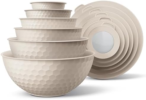 COOK WITH COLOR Mixing Bowls with Lids by CookwithColor