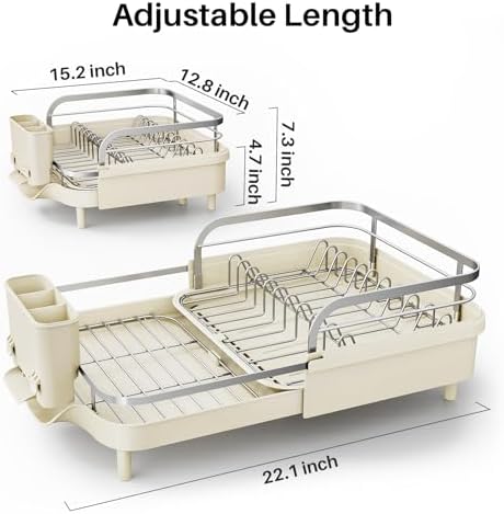 SNTD Expandable Dish Drying Rack - Image 2