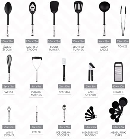 Kitchen Utensils Set, Cooking Utensil Set Kitchen Gadgets, Pots and Pans set - Image 2