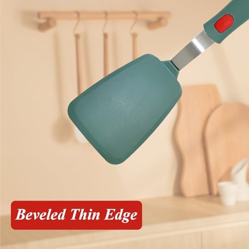 Silicone Spatula Turner, Small Pancake Spatulas - Image 4