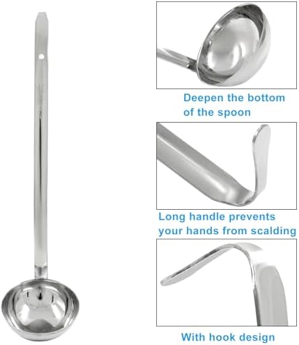 Piutouyar 3 Pcs 4 oz Soup Ladle Set - Image 5