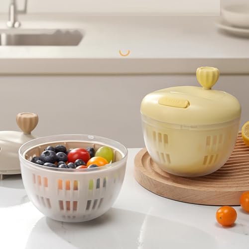 Salad Spinner, Fruit Washer and Lettuce Spinner, Vegetable & Fruit Salad - Image 7