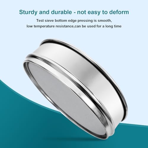 7.9" 304 Stainless Steel Lab Sieve, 400 Mesh ScreenSifter - Image 5