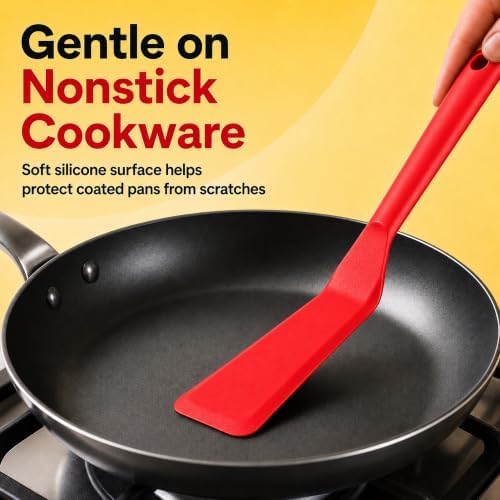 Eggssentials - Pancake Flipper Spatula - Non-Stick - Heat Resistant Egg Spatula - Image 6