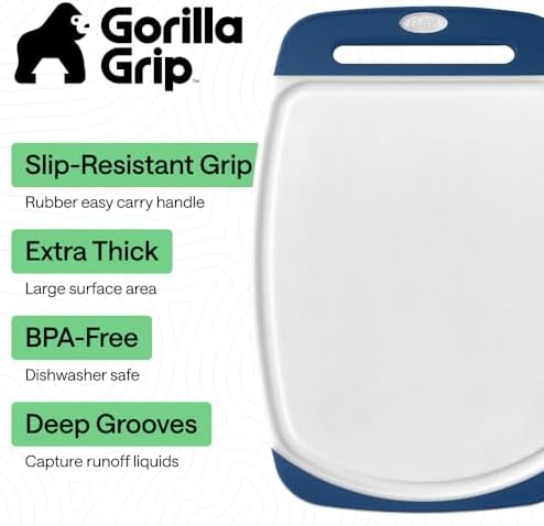 GORILLA GRIP BPA-Free Reversible Cutting Board - Image 2