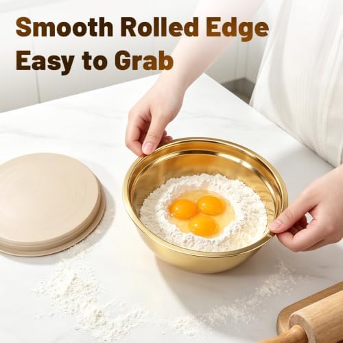 Beasea 2.5 QT Stainless Mixing Bowls - Image 3