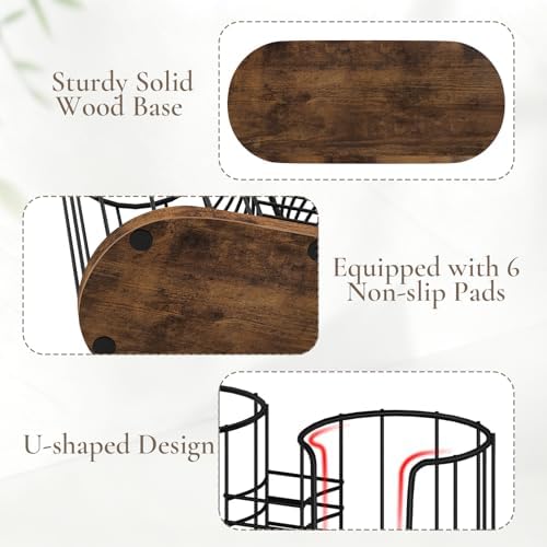 Coffee Cup Holder for Countertop, Plastic Cup and Lid Dispenser - Image 3
