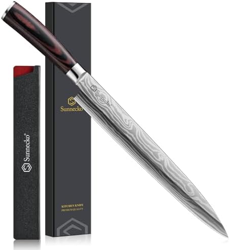 Sunnecko 10.5 inch Sashimi Knife, Sushi Knife by Sunnecko