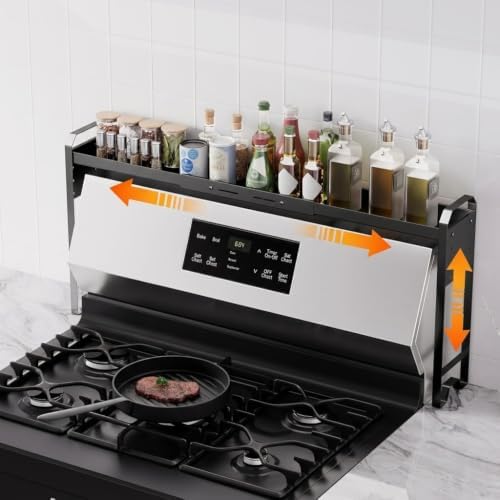 Kitchen Spice Rack Over The Stove, Shelf by WOCHUANGSI