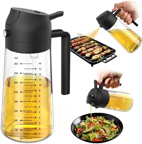 TrendPlain 16oz/470ml Glass Olive Oil Sprayer by TrendPlain