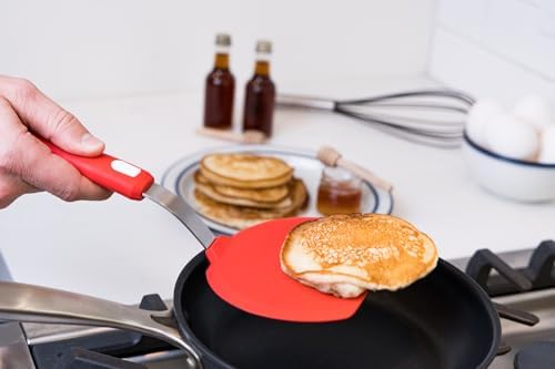 Wide Silicone Pancake Spatula – Large Heat-Resistant Turner - Image 4