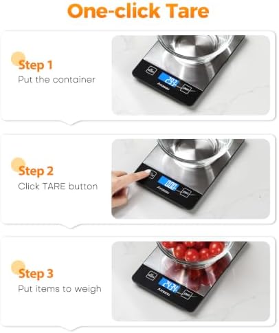 Atogou Food Scale - 33lb Digital Kitchen Scale Ounces Grams - Image 7