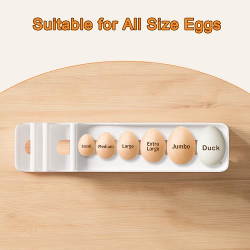 Sotfamily Egg Holder for Fridge, 4 Tiers, Egg Roller for Eggs 24 Count - Image 4