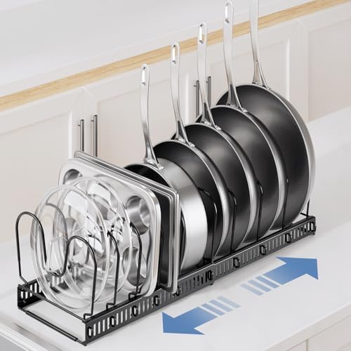 ORDORA Expandable Pots and Pans Organizer under Cabinet - Image 2