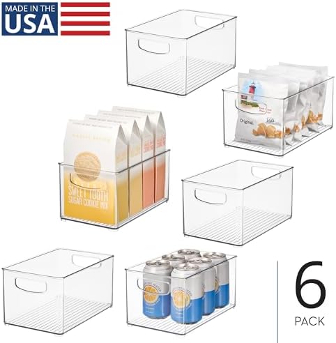 iDesign Stackable Clear Plastic Bin - Image 2