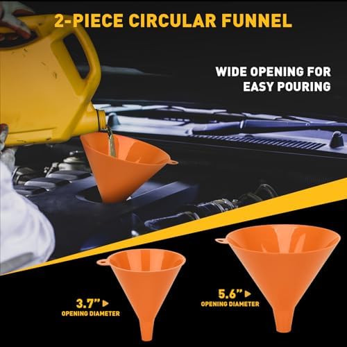 20-Piece No-Spill Coolant Funnel Kit, Cooling System Funnels Kits, Spill Proof - Image 6