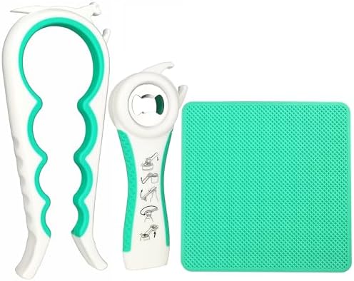 Jar Opener for Weak Hands, 5 in 1 Bottle Opener for Seniors by Otstar