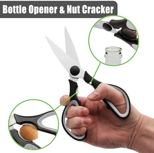 Grip Multi-Purpose Stainless Steel Kitchen Scissors - Image 4