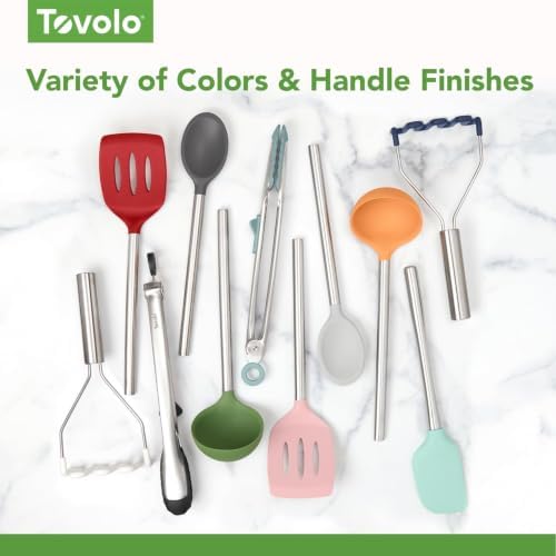Tovolo Silicone Ladle With Stainless Steel Handle Deep Soup Ladle - Image 6