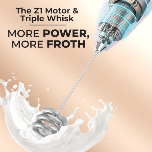 Zulay Kitchen Powerful Milk Frother Wand - Image 3
