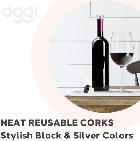 OGGI T-shaped Wine Corks, Cork Wine Stoppers - Image 4