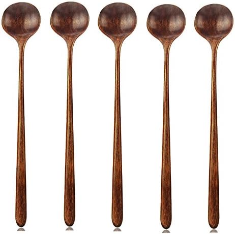 Long Wooden Spoons by AOOSY