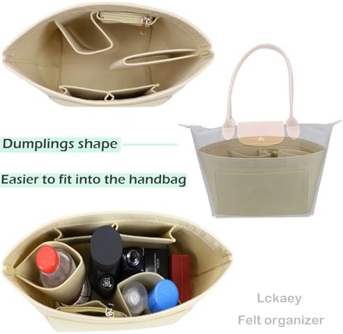 Lckaey Purse Organizer Insert for Le Pliage Handbag tote bag Insert - Image 6