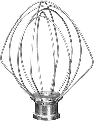 K45WW Wire Whip for KitchenAid Tilt-Head Mixer, 6-Wire Whisk Attachment by TIZZE