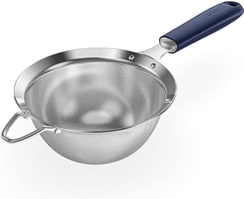 18/8 Stainless Steel Mesh Strainer: U-Taste 5.5 Inch Kitchen Fine Mesh Sieve by U-Taste