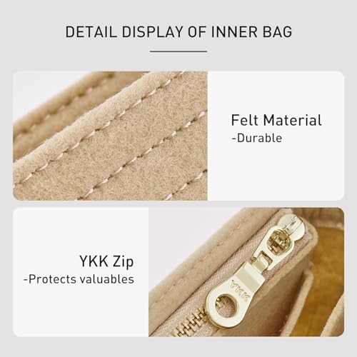 Felt Purse Organizer Insert for Longchamp Le Pliage XS Pouch - Image 6