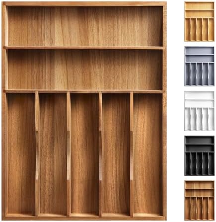 Kitchen Acacia Silverware Organizer by oridom