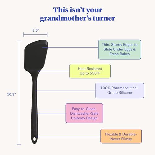 GIR: Get It Right Silicone Kitchen Spatula Turner - Image 3