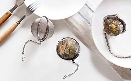 Fu Store 2pcs Stainless Steel Mesh Tea Ball 2.1 Inch Tea Strainers - Image 7