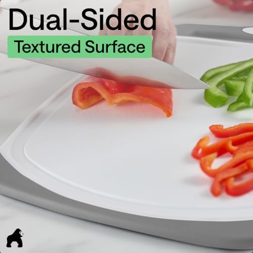 GORILLA GRIP BPA-Free Reversible Kitchen Cutting Board - Image 6