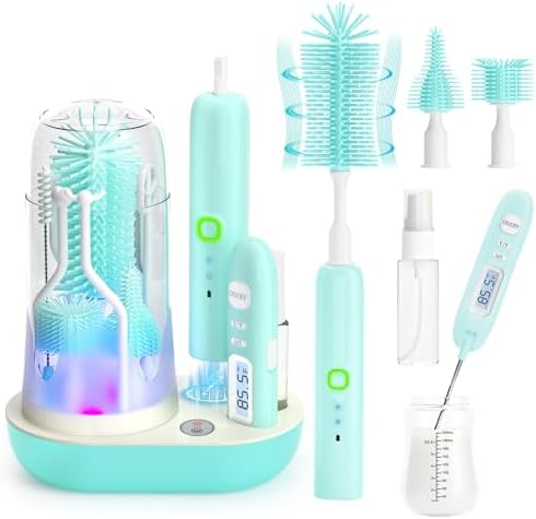 Electric Bottle Brush Cleaner, Wireless Charging Electric Baby Bottle Brush by Unknown