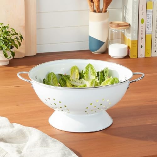 Calypso Basics by Reston Lloyd Powder Coated Enameled Colander, 7 Quart - Image 7
