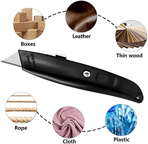 DIYSELF 2 Pack Box Cutters Retractable Utility Knife - Image 3
