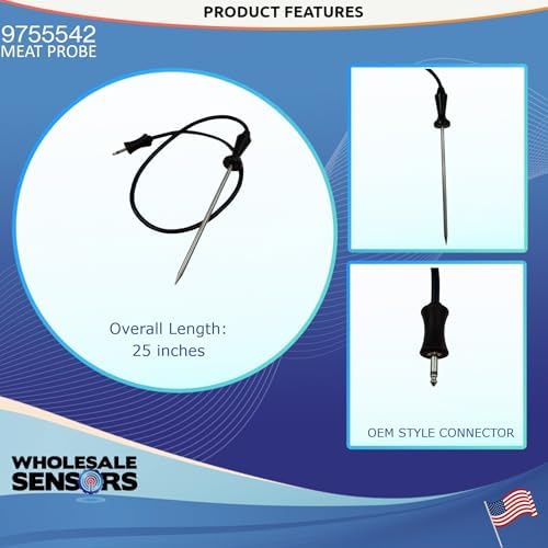 Replacement Whirlpool 9755542 Meat Probe 12-Month Warranty & USA Support - Image 3