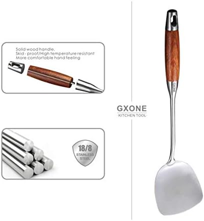 Chinese Wok Spatula, 304 Stainless Steel, - Image 3