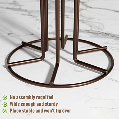 HULISEN Mug Tree for Large Cups, 6 Hook Countertop Coffee Mug Holder - Image 6
