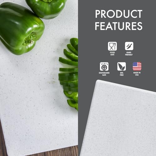 Dexas Superboard Reversible Pastry Board, 14 x 17 Inches, Granite Color - Image 4