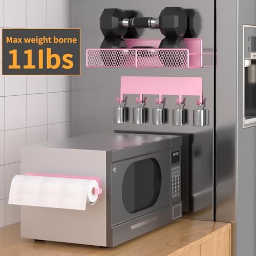 Magnetic Spice Rack for Refrigerator, 7 Pack 100% Metal Strong Magnet Shelves - Image 4