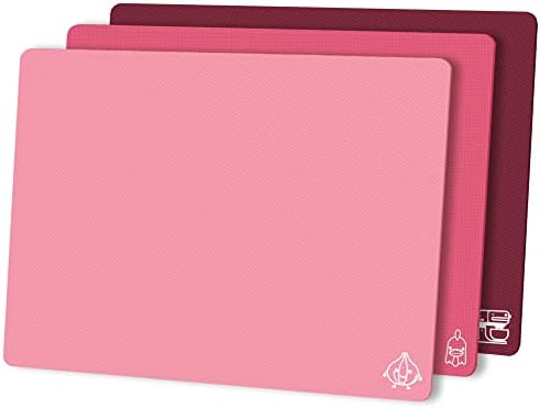 ZVP Flexible Plastic Cutting Board Set of 3 Gradient Color, Colorful Chopping by ZVP